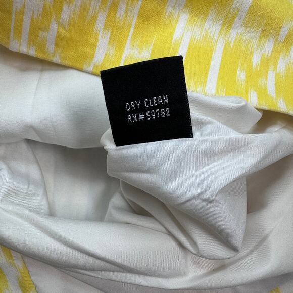 Adrianna Papell Ikat Print Sheath Dress Women's 6 Scoop Neck Career Feminine - Picture 8 of 13